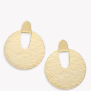 Kendra Scott Diane Statement Metallic Earrings in Gold